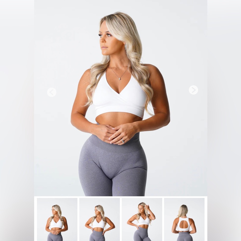 White Pursuit Seamless Bra